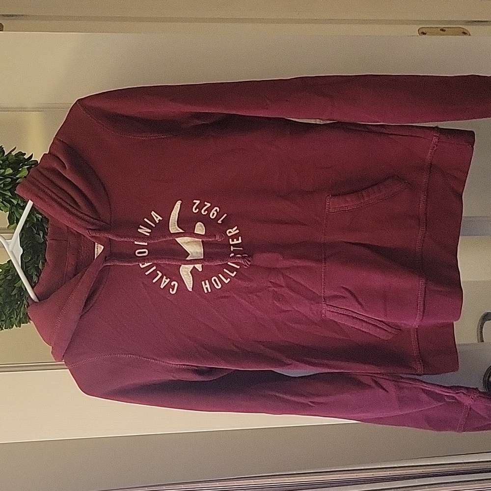 Maroon Hollister Hoodie